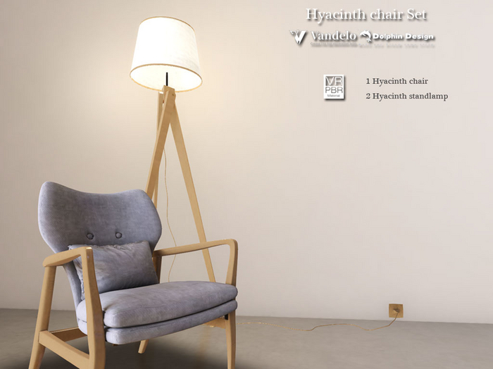 [Dolphin Design]Hyacinth chair Set