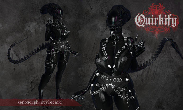 .:Q:. Xenomorph Style Card