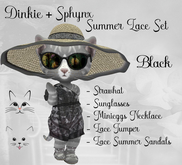 *LP* DINKIE Summer Lace Doddle BLACK