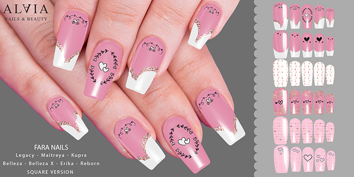 FATPACK - Square Fara Nails 2.0 - Alaia Store