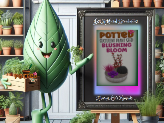 Potted: Succulent Plant Seed: Blushing Bloom