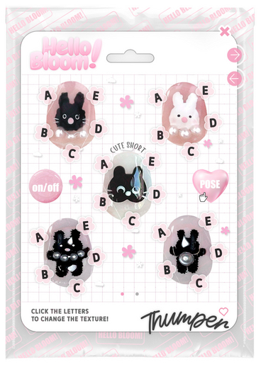BLOOM - THUMPER NAILS [CUTE SHORT] MAITREYA