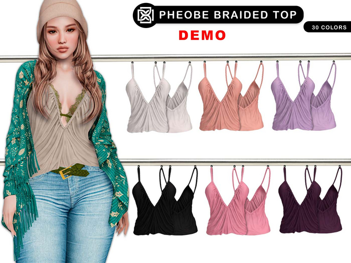 Addams - Pheobe - Braided Top & Lace Corset #DEMO