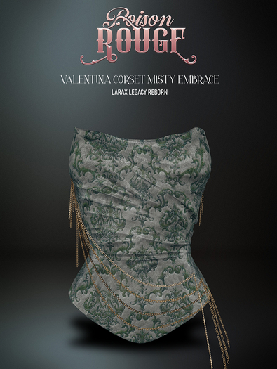 POISON ROUGE Valentina Corset Misty Embrace