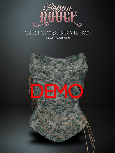 POISON ROUGE ValentIna Corset DEMO