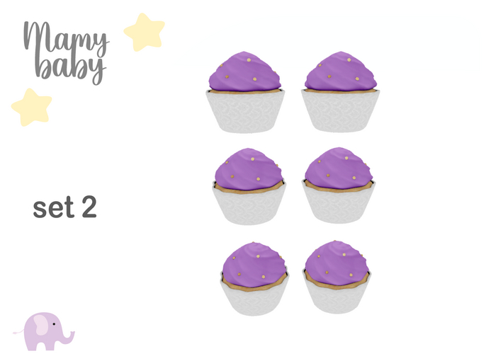 MB :: Cupcakes jasmin - set 2