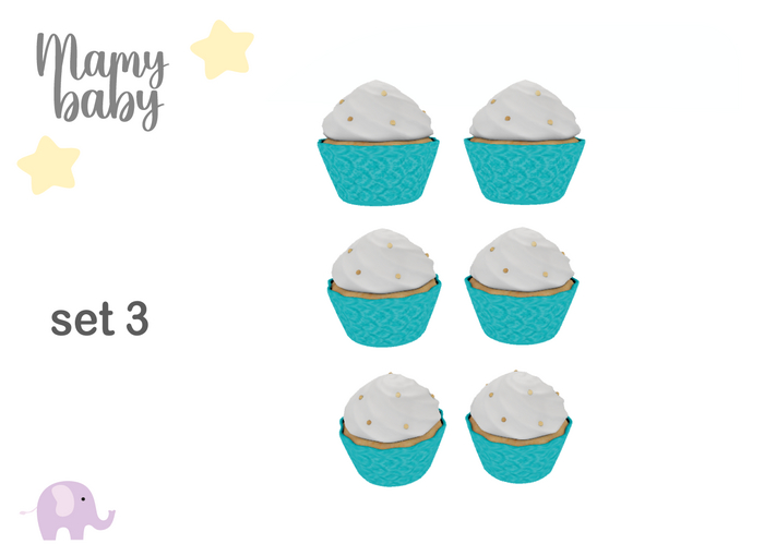 MB :: Cupcakes jasmin - set 3