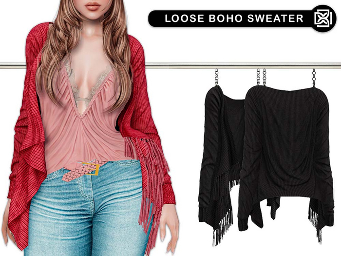 Addams - Pheobe - Loose Boho Sweater #29