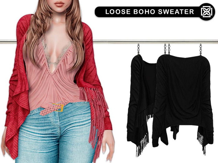 Addams - Pheobe - Loose Boho Sweater #30