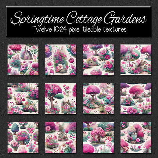*Wallflowers* Springtime Cottage Gardens