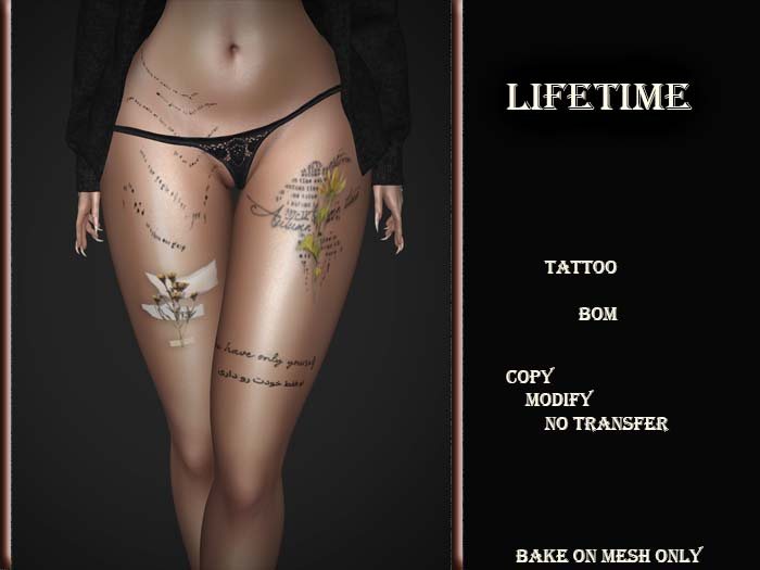 Lifetime Bom Tattoo  043