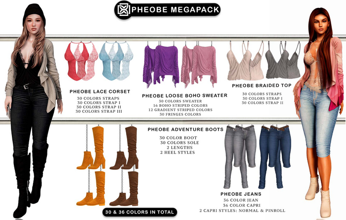 Addams - Pheobe Complete Outfit #Mega pack