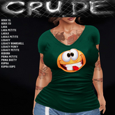 Crazy Emoji Women's T-Shirt (WJS) <Wear Me>
