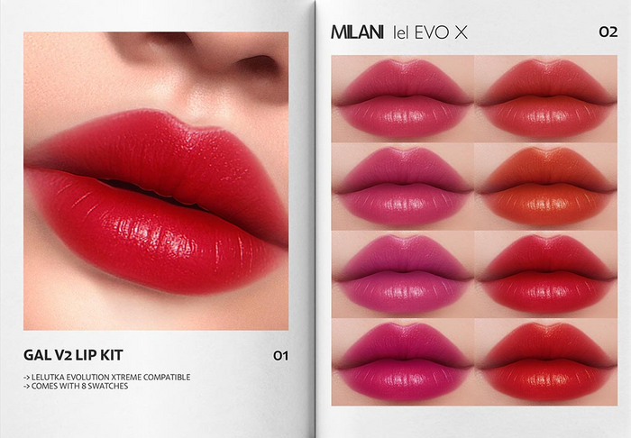 MILANI - "GAL V2" LIP KIT / DEMO