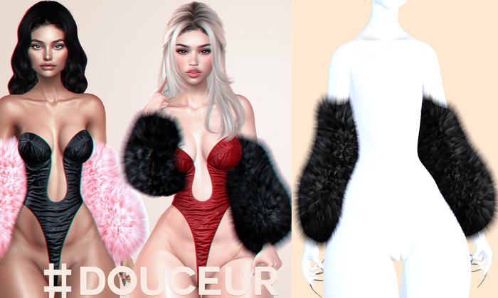 #DOUCEUR - Achillea set - black fur