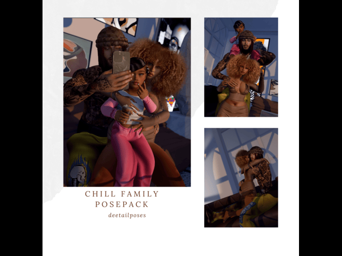 Chill Family Posepack