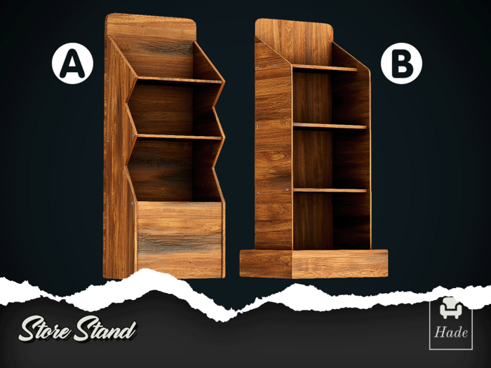 Hade - Wooden Retail Display Stand A