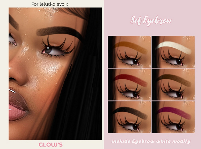 GLOW'S-SEF EYEBROWCOLLECTION EVO X