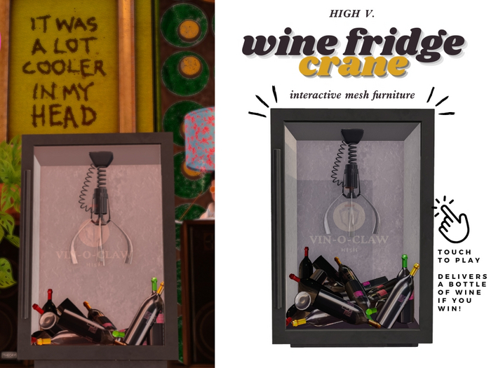 [high v.] wine fridge crane machine unpacker (add)