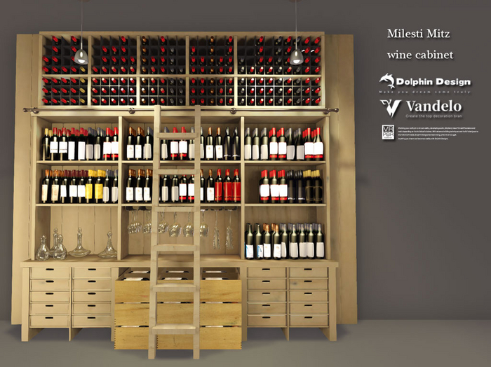[Vandelo]Milesti Mitz wine cabinet Set