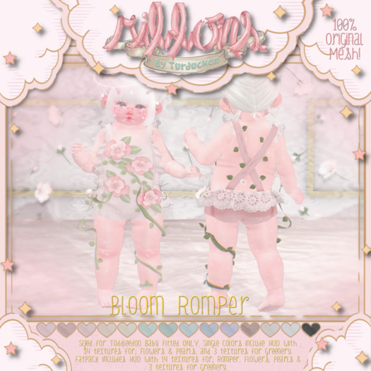 {Ribbons} Bloom Romper - White {Box}