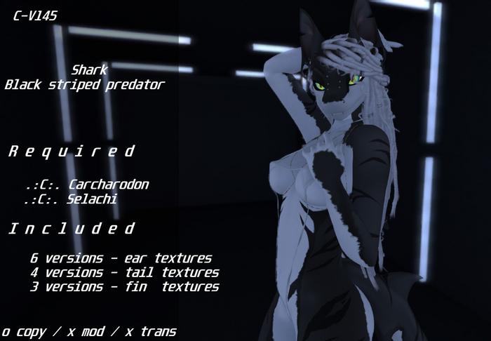 Black Shark-striped predator
