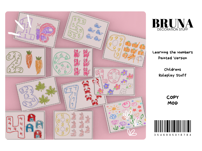 BRUNA - Learning the Numbers - Painted Version