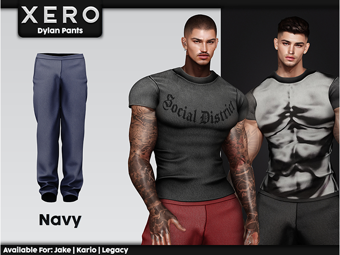 [XERO] Dylan Pants (Navy)