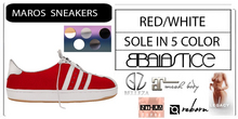 Baiastice_Maros Sneakers-Red/White