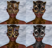 *AvaWay* Carnival Mask #12_CAT RARE - 8 Masks in one - RESIZABLE - SALE !