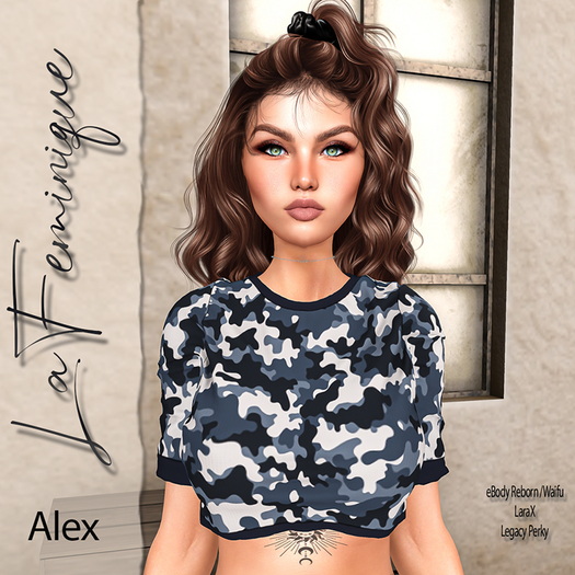 La Feminique Alex Blue Camo