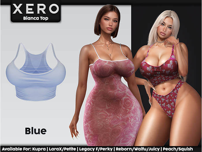 [XERO] Bianca Top (Blue)