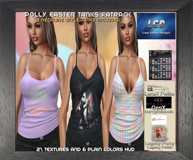 LCD Polly Easter Tanks Fatpack DEMO