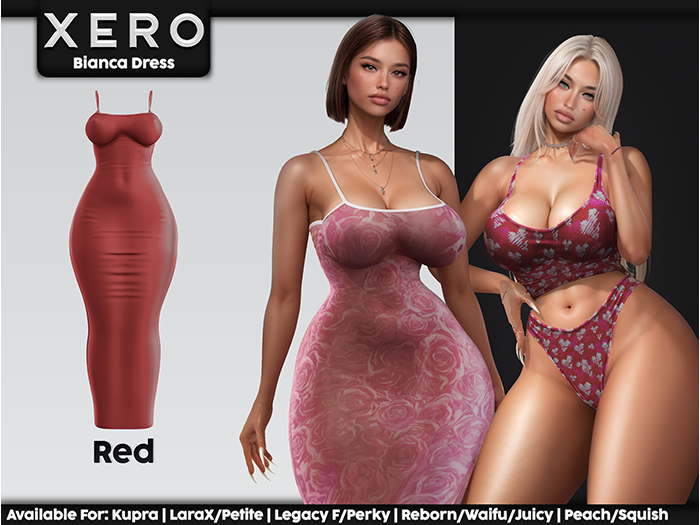 [XERO] Bianca Dress (Red)