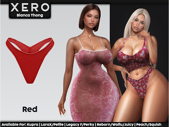 [XERO] Bianca Thong (Red)