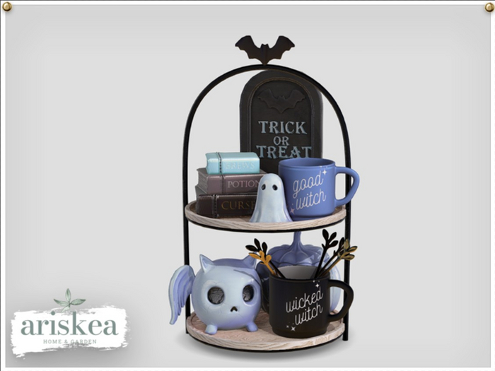 Ariskea [Wicked Brew] Witchy Kitchen Decor [Blue&Black]