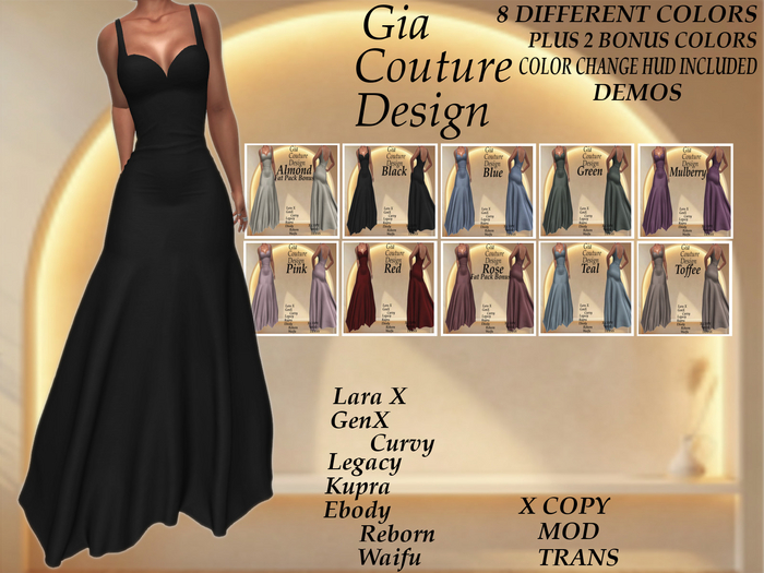 "GCD" Chanel Silk Gown DEMOS