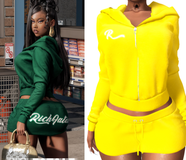 $RICH FATALE - RF VIDEO VIXEN SET - CANARY