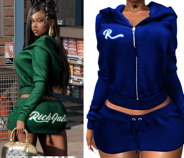 $RICH FATALE - RF VIDEO VIXEN SET - NAVY