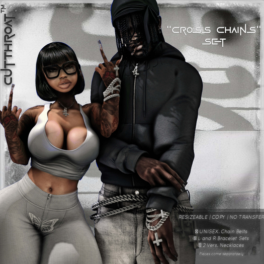 [Cutthroat™] "Cross Chains" Set