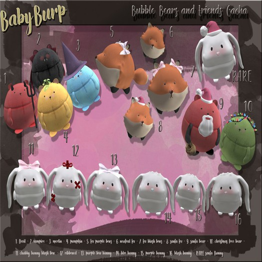 {BB} Bubble Bear & Friends - bear santa [BOXED] 