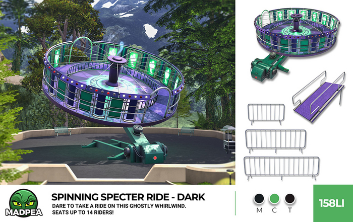 MadPea Spinning Specter Ride - Dark