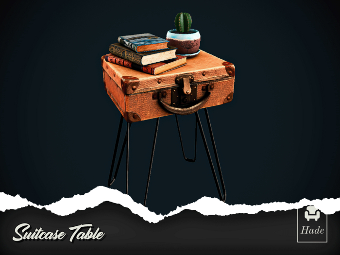Hade - Rustic Luggage Table