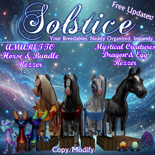 Solstice - Breedable Horse & Dragon Rezzers