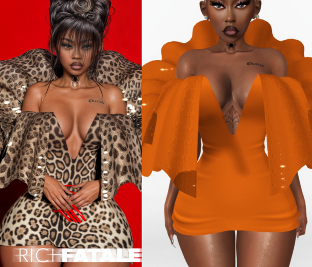 $RICH FATALE - ARIEL BODYCON - CITRUS