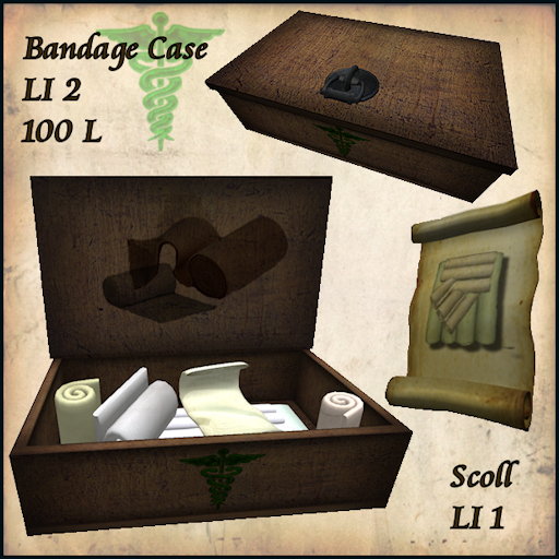 Bandage Case,Medieval, Physician,Healer,Hospital.