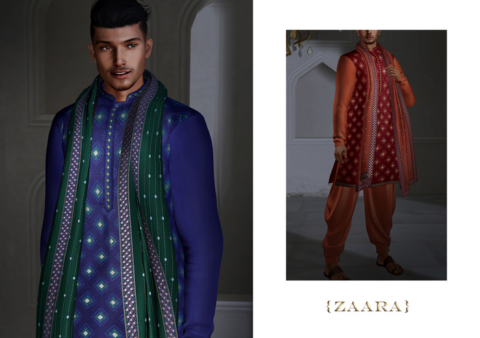 {Zaara} Naksh Kurta *FATPACK*