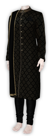 {Zaara} Arjun Sherwani *black*