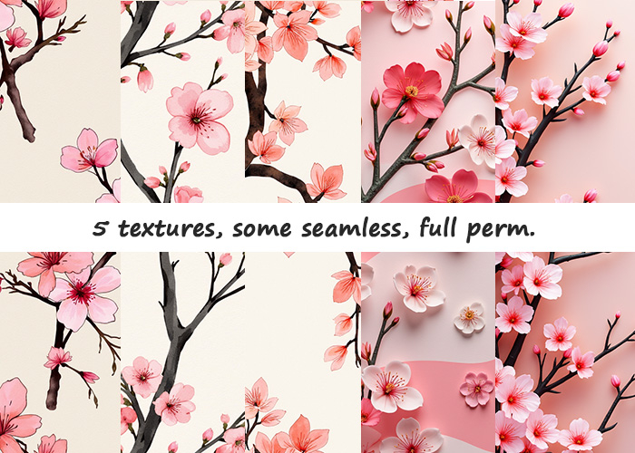 5 Sakura Textures FP