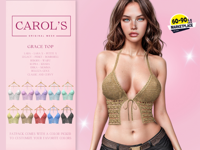 Carol's Store-Grace Top Red